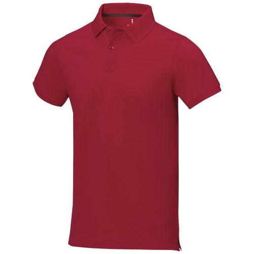 Calgary herenpolo korte mouwen rood,l