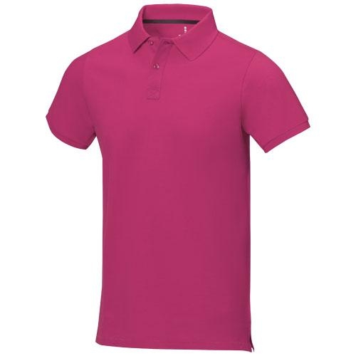 Calgary herenpolo korte mouwen roze,l