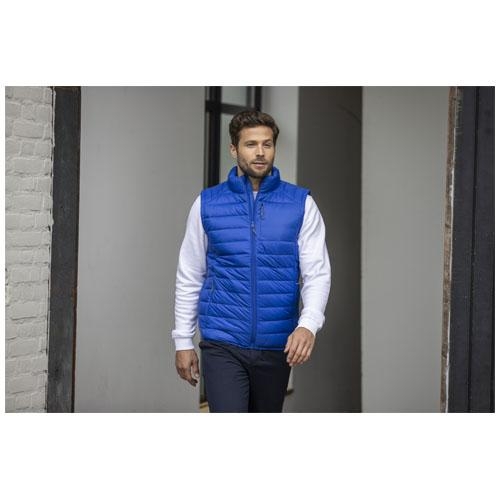 Gewatteerde bodywarmer heren Pallas stormgrijs,2xl