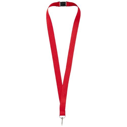 Lanyard met veiligheidssluiting Lago rood