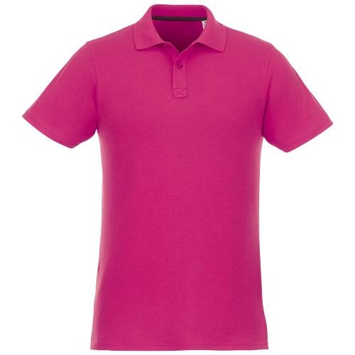 Helios herenpolo korte mouw magenta,2xl