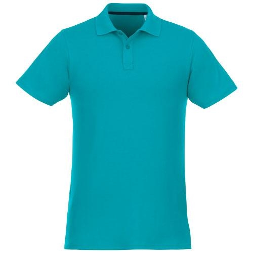 Helios herenpolo korte mouw aqua,2xl