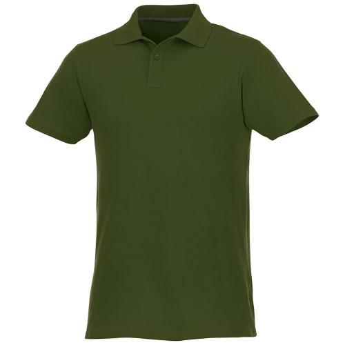 Helios herenpolo korte mouw army green,2xl