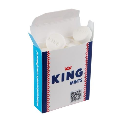 Doosje met mints king mini pepermuntjes