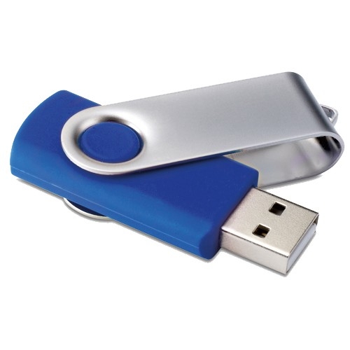 USB stick Twister blauw,128mb