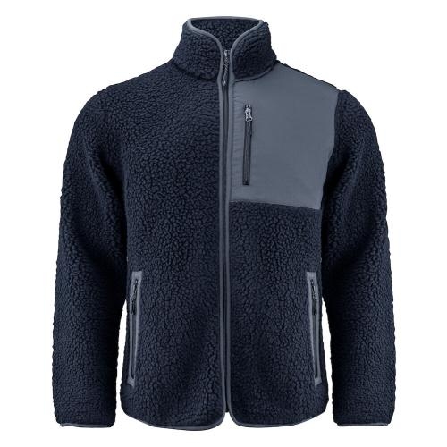 Teddy fleece sweater Kingsley navy,2xl