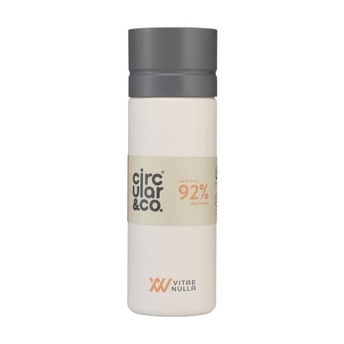 Circular&Co Reusable Bottle 600 ml waterfles grijs/zwart