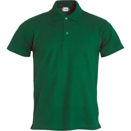 Basic heren polo flesgroen,3xl