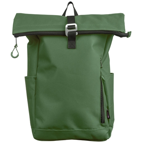 Rugzak rolltop RPET luxe groen