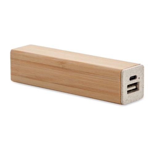 Powerbank 2600 mAh Powerbamc hout