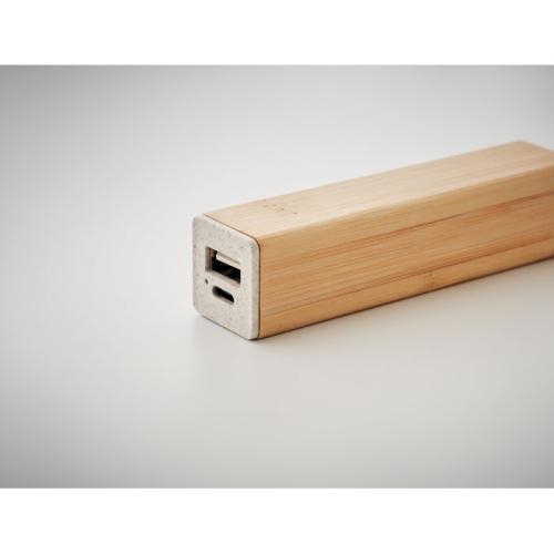 Powerbank 2600 mAh Powerbamc hout