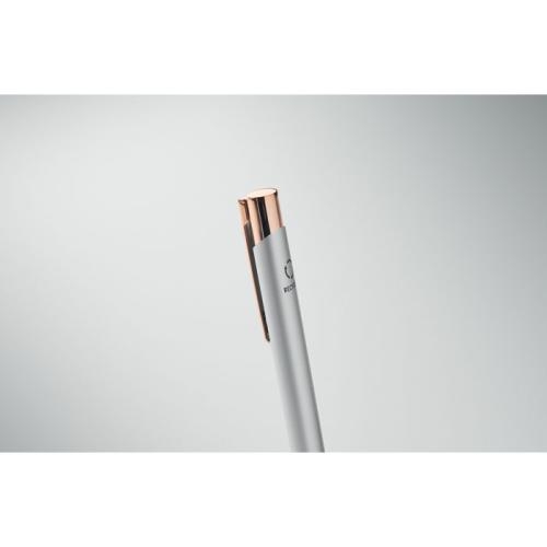 Aluminium pen Bern rose beige/rood