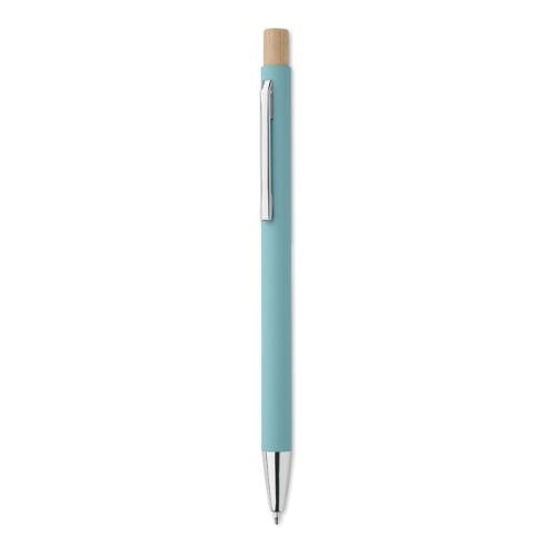 Aluminium balpen Bergamo babyblauw