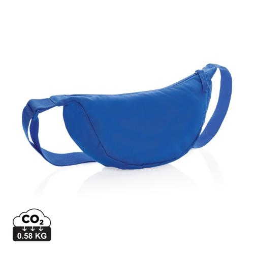 RPET sling bag Crescent royal blue