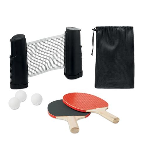 Tafeltennisset Ping pong zwart