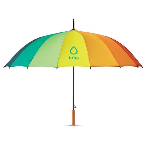 27 inch regenboogparaplu multicolour