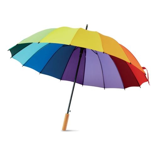 27 inch regenboogparaplu multicolour