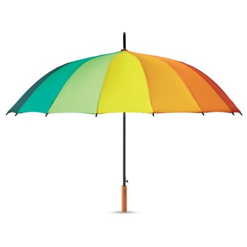 27 inch regenboogparaplu multicolour