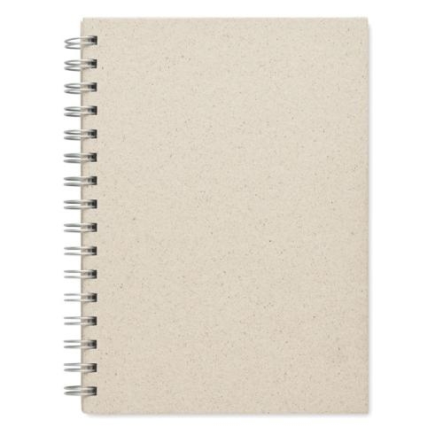 A5 notitieboek graspapier Grass book beige