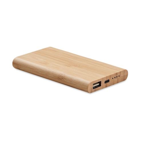 Bamboe powerbank 4000 mAh wood