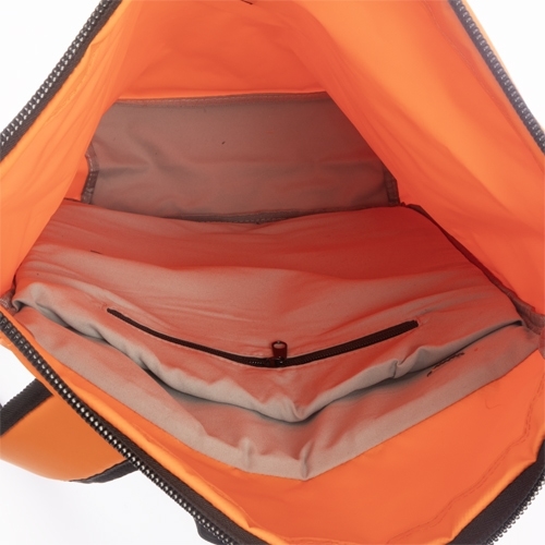 Rugzak rolltop waterafstotend oranje