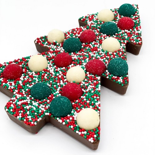 Happy Truffel Chocolade kerstboom goud