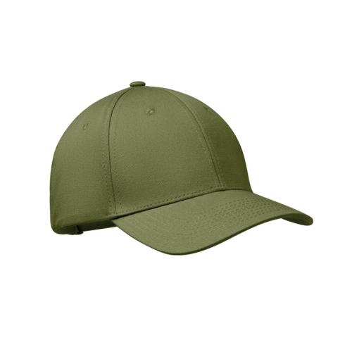 Katoenen baseballpet Bahamas army green