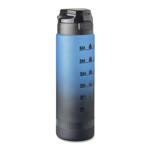 RPET sportwaterfles 1L Level blauw