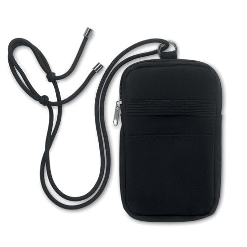 Crossbody smartphone tas zwart