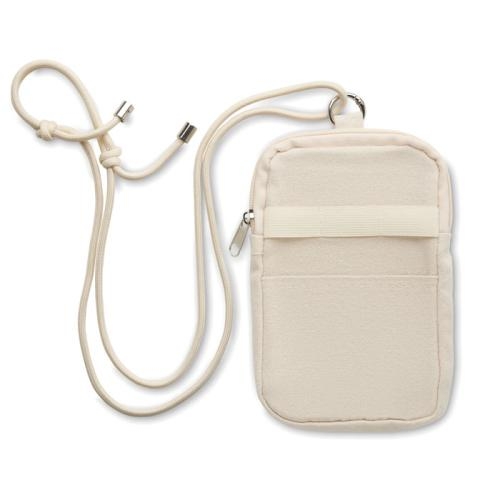 Crossbody smartphone tas beige