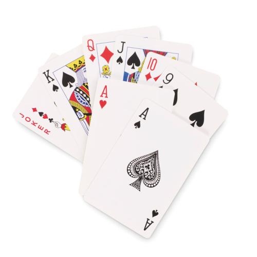 Set klassieke speelkaarten Playcard transparant