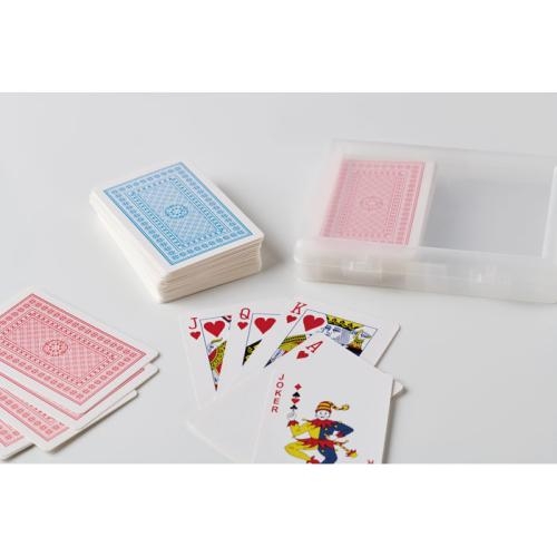 Set klassieke speelkaarten Playcard transparant