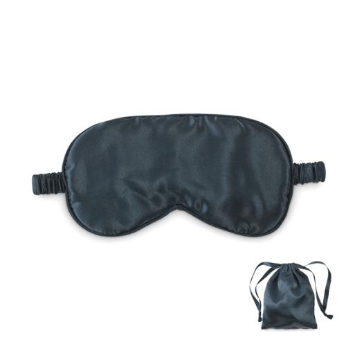 Zacht polyester oogmasker Sleepy steengrijs