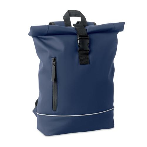 15 inch laptoprugzak rolltop blauw