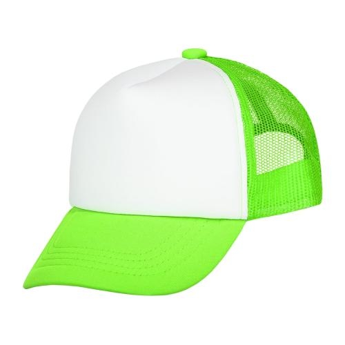 Kinder trucker cap lichtgroen/wit