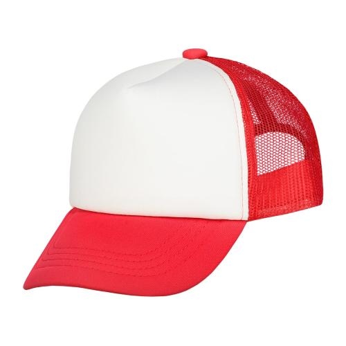 Kinder trucker cap rood/wit