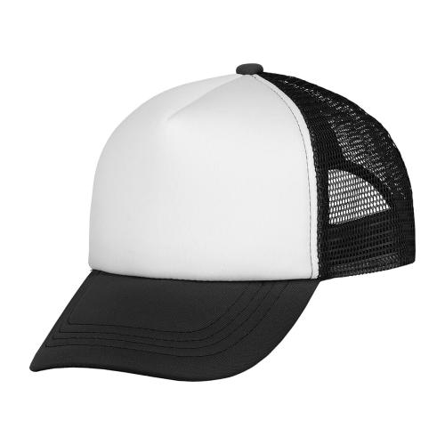 Kinder trucker cap zwart/wit