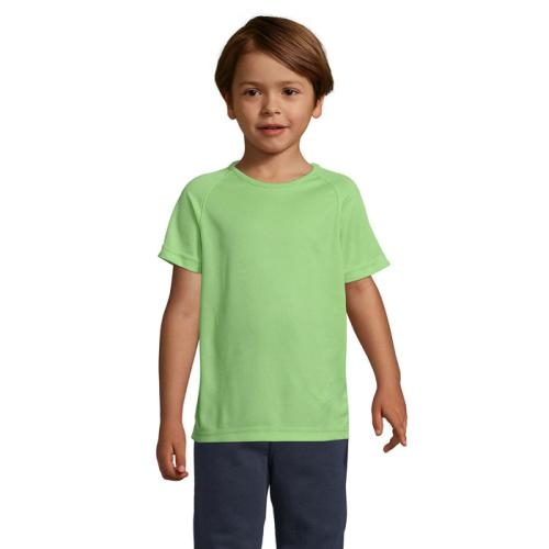 Kinder sport T-shirt 140 grams appelgroen