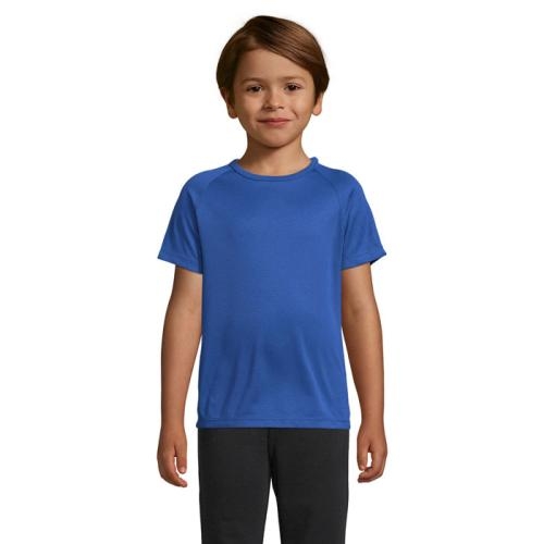 Kinder sport T-shirt 140 grams koningsblauw