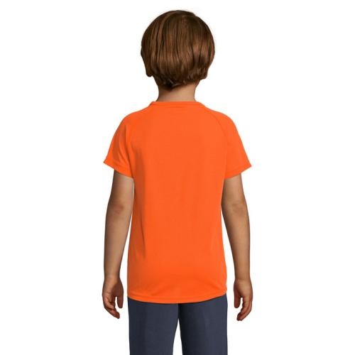 Kinder sport T-shirt 140 grams wit