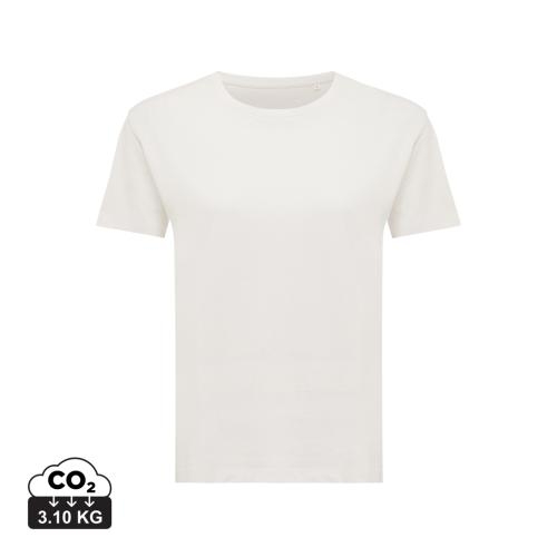 Iqoniq Yala dames gerecycled katoen T-shirt ivoor,l