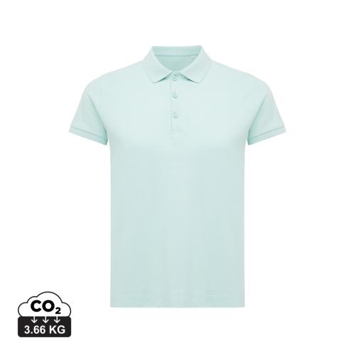 Iqoniq Yosemite dames recycled katoen pique polo mint green,l