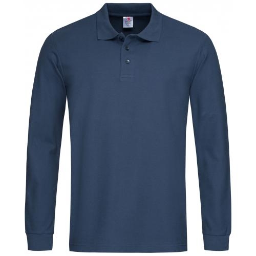 Stedman polo longsleeve navy,l