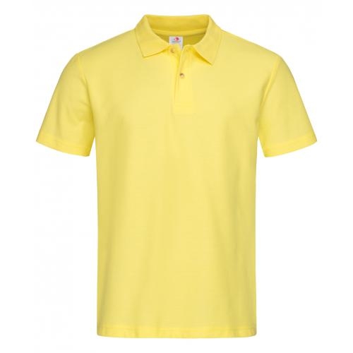 Stedman polo short sleeve geel,l