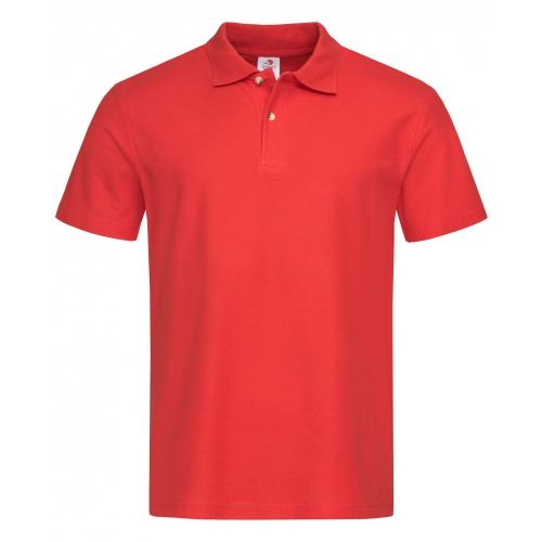 Stedman polo short sleeve scarlet red,l