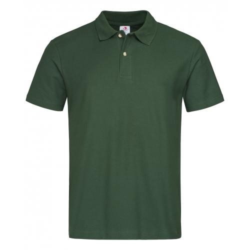 Stedman polo short sleeve bottle green,l