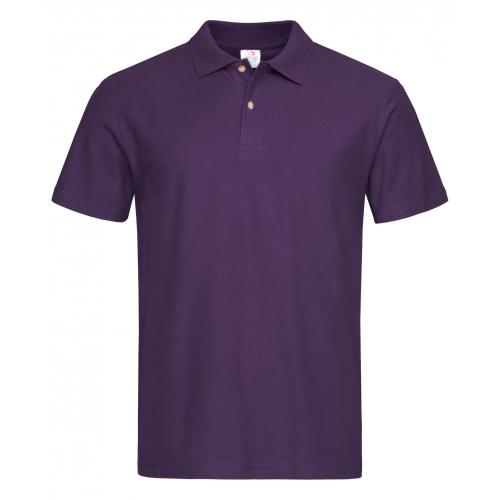 Stedman polo short sleeve deep berry,l