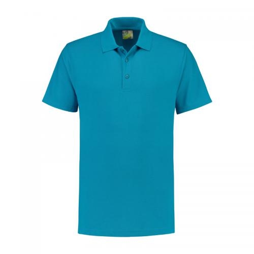 L&S Basic Mix polo turquoise,l