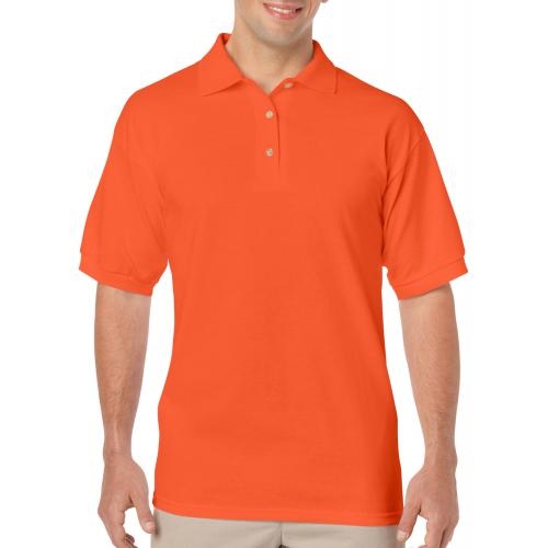 Gilden dryblend adult jersey polo oranje,l