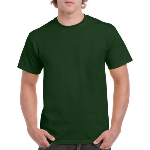 Gildan Heavy Cotton T forest green,l